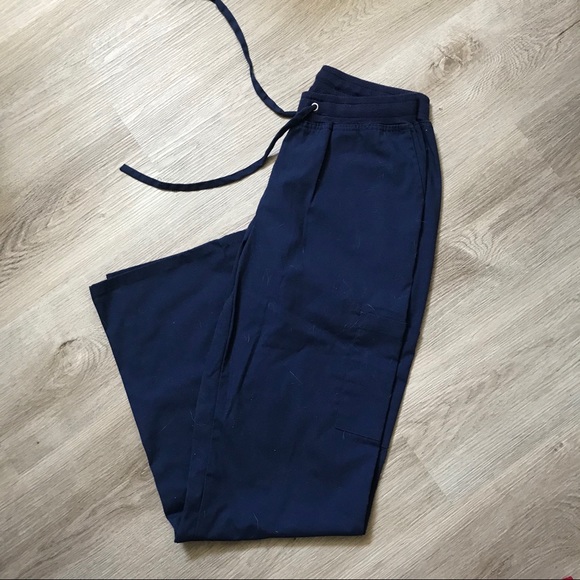XS Navy Blue Scrub Pants - Picture 1 of 4